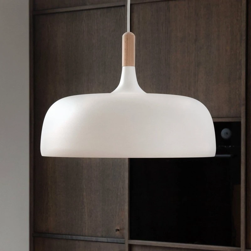 Northern Acorn Lampada a Sospensione Bianco Opaco