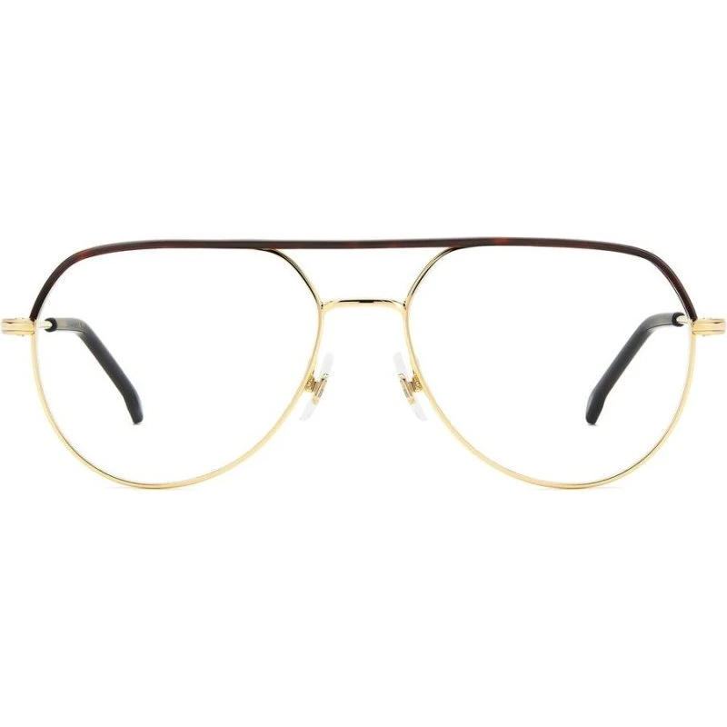 Carrera 311 Occhiali da Vista Unisex Oro e Havana Pilot
