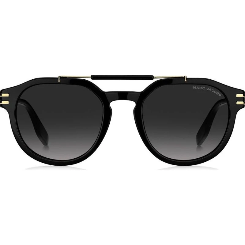 Marc Jacobs Marc 675/S Occhiali da Sole Aviator Uomo Nero