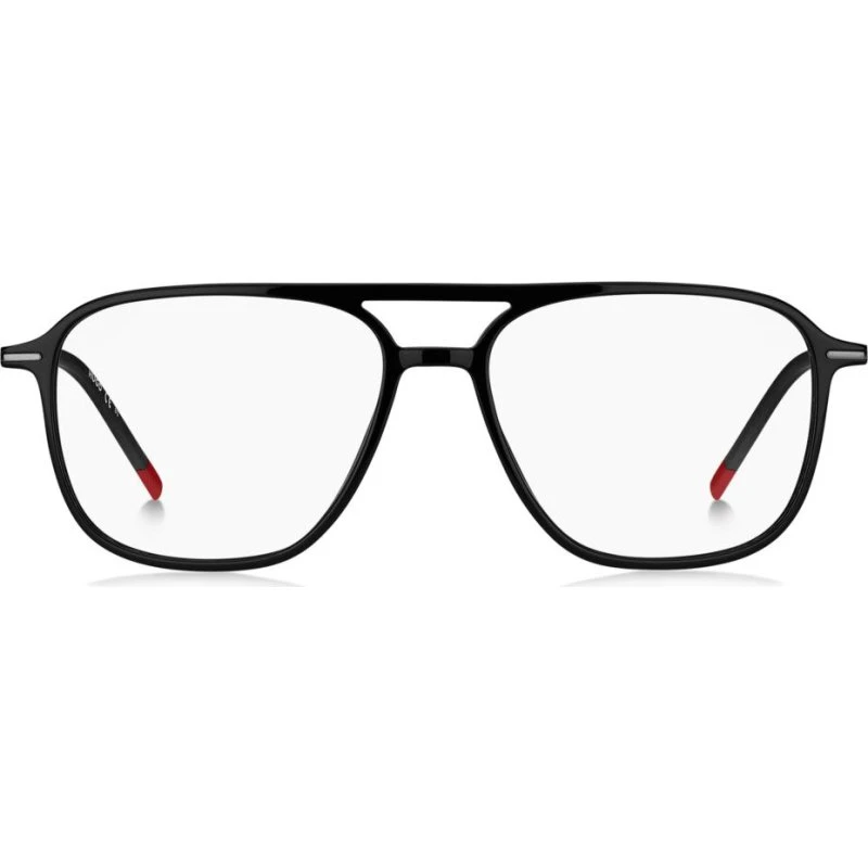 Hugo Boss HG 1232 Occhiali da Vista Uomo Nero Squadrati