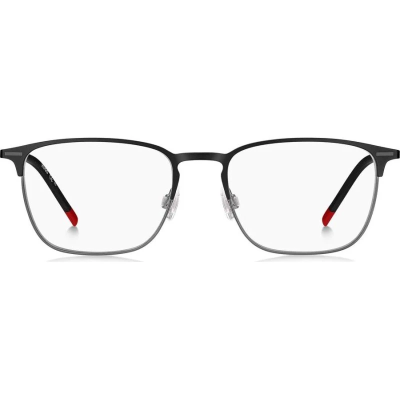 Hugo HG 1235 Occhiali Da Vista Uomo Squadrati Nero Rutenio