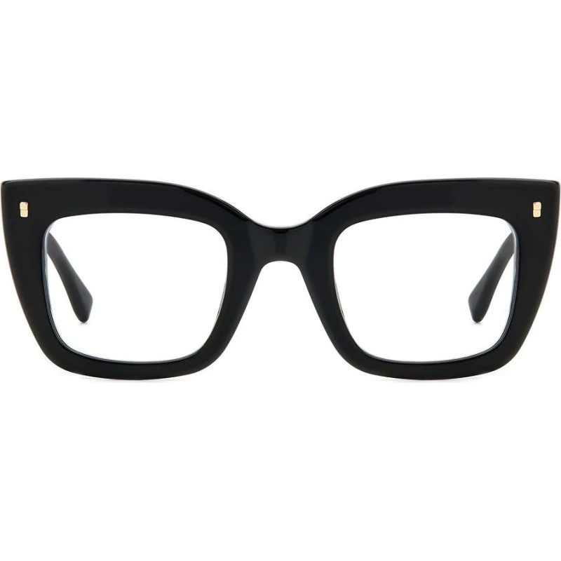 Dsquared2 D2 0099 Occhiali da Vista Donna Nero Squadrati