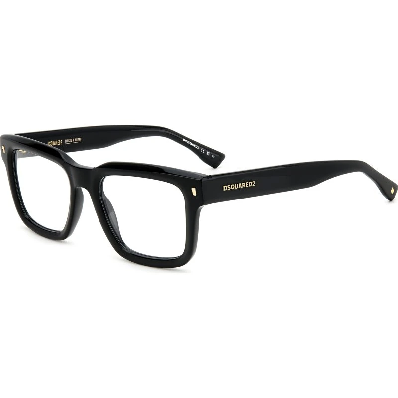 Occhiali da vista Dsquared2 D20090-80719 Uomo Nero Squadrati
