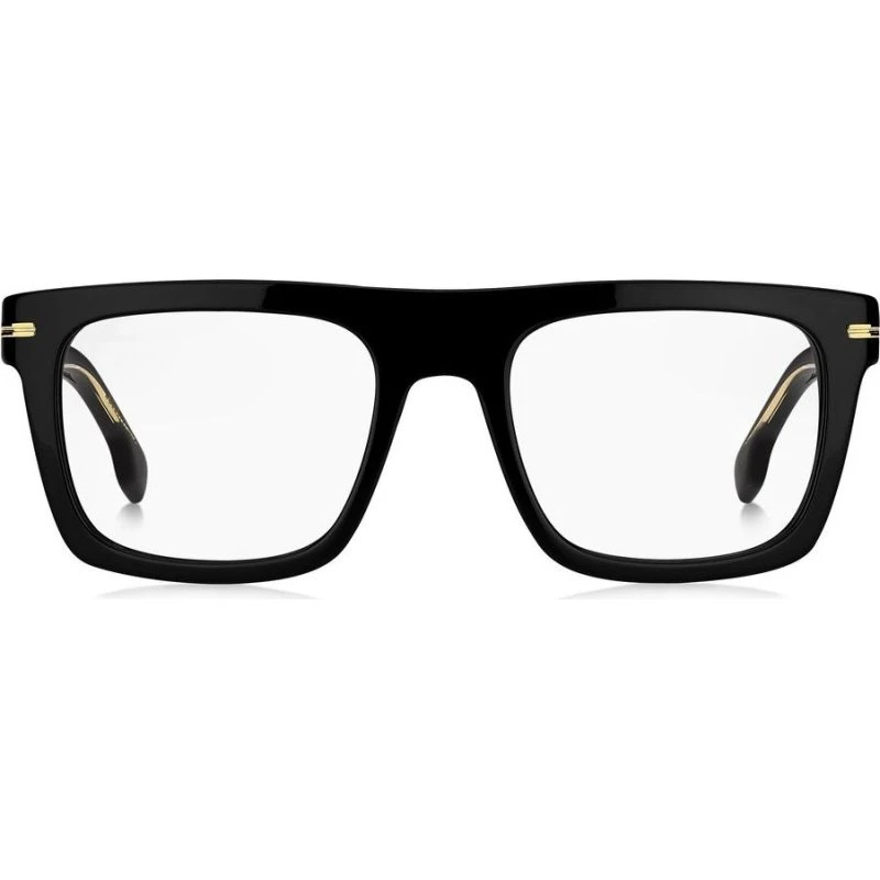 Boss 1597 Occhiali da Vista Uomo Neri Squadrati