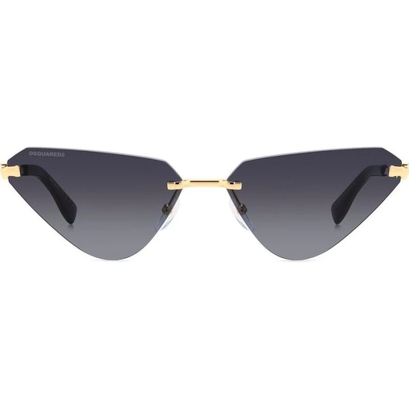 Dsquared2 Occhiali da Sole D2 0108/S Oro e Grigio Cat Eye
