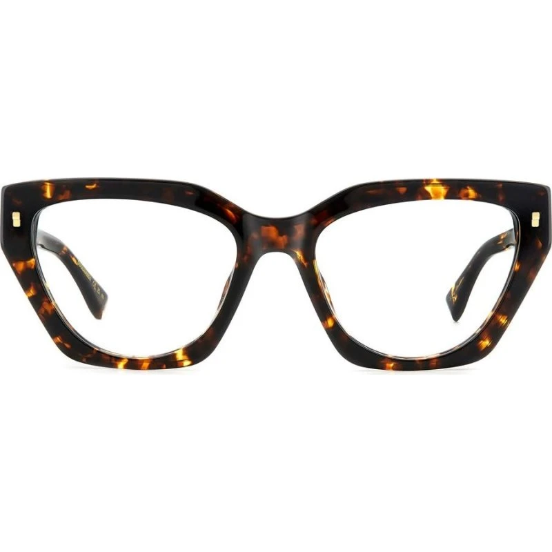 Dsquared2 Occhiali da Vista D2 0117 Donna Avana Geometrici Cat Eye