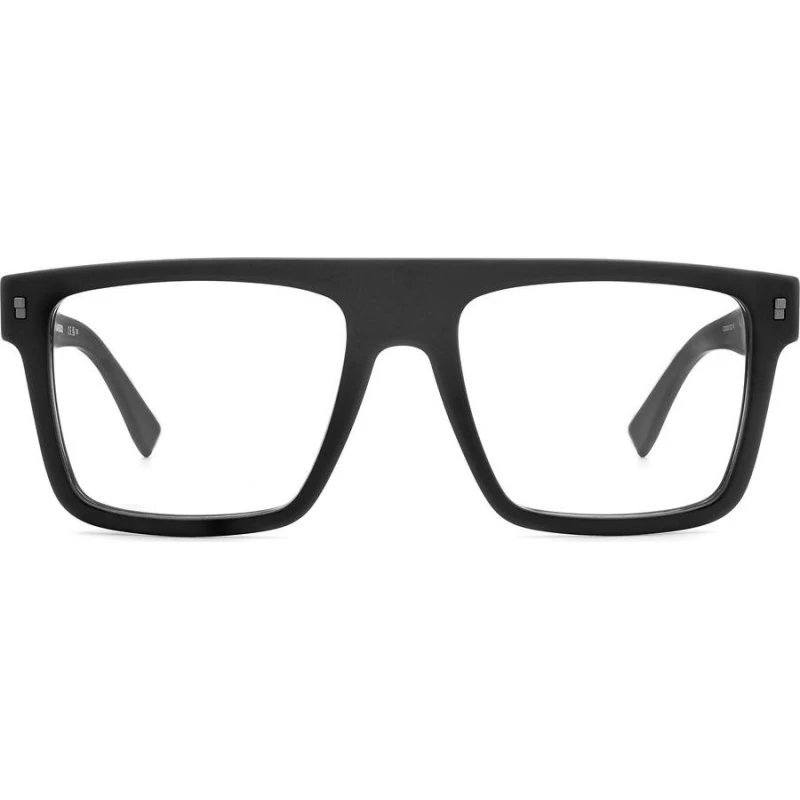 Dsquared2 Icon 0012 Occhiali da Vista Uomo Nero Geometrici