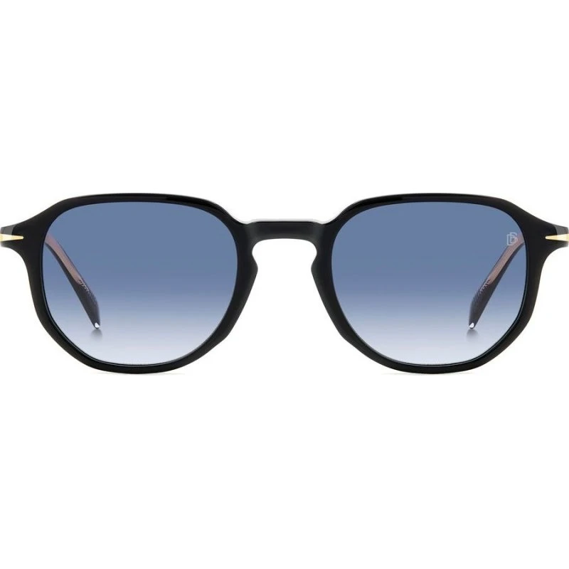David Beckham DB 1140/S Occhiali da Sole Uomo Nero Geometrici