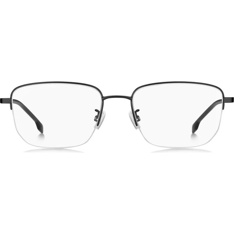 Boss 1675/F Occhiali da Vista Uomo Neri Rettangolari