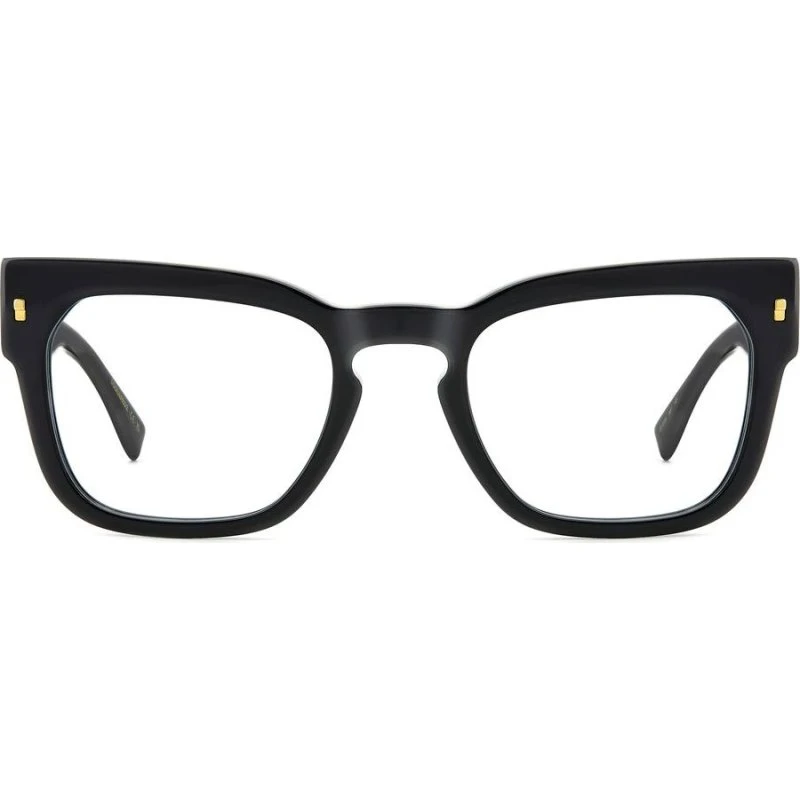 Dsquared2 D2 0129 Occhiali da Vista Rettangolari Neri