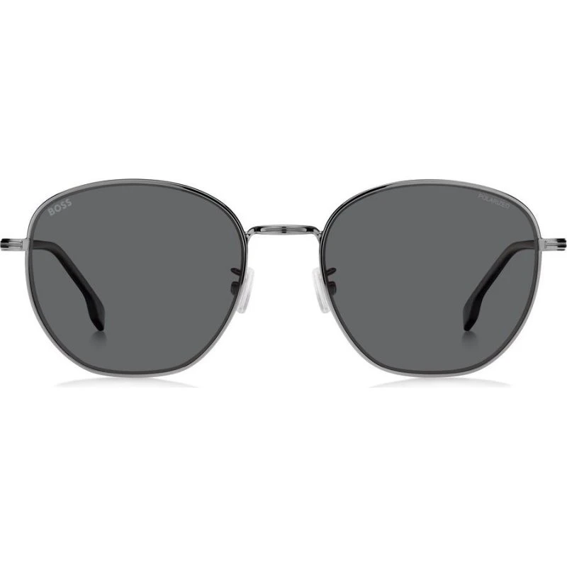 Boss 1671/F/SK Occhiali da Sole Uomo Rotondi Rutenio Polarizzati