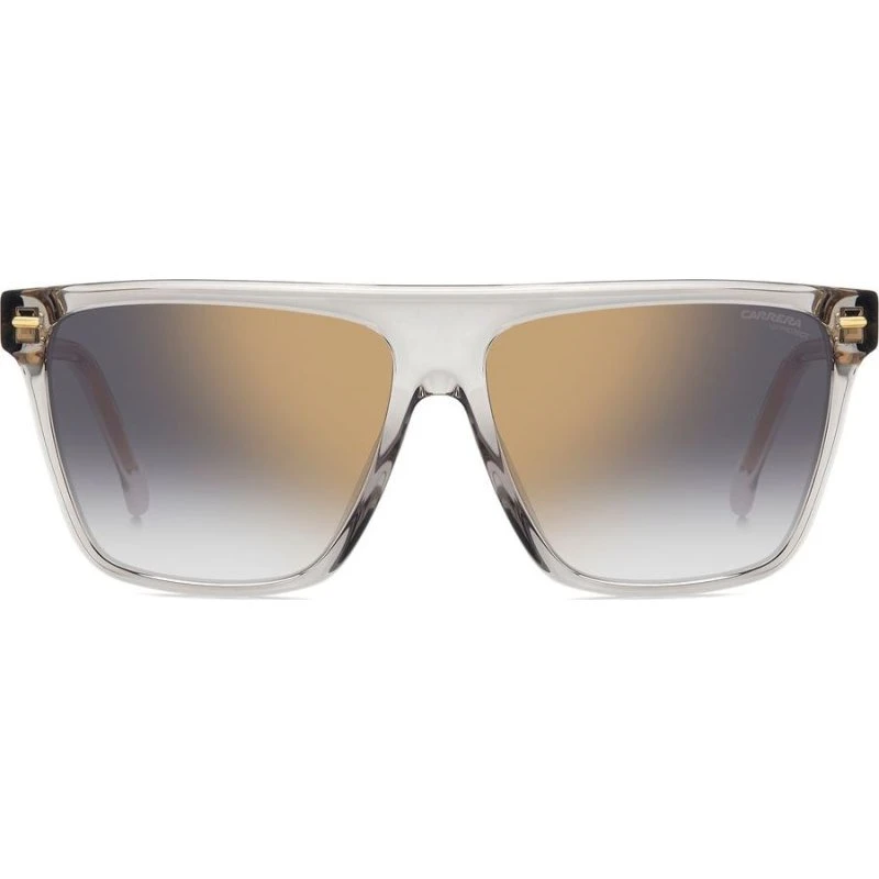 Carrera 3027/S Occhiali da Sole Donna Quadrati Grigio Oro 58mm