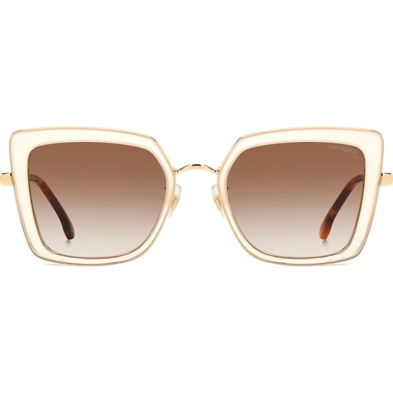 Carrera 3031/S Occhiali da Sole Donna Farfalla Bianco e Marrone