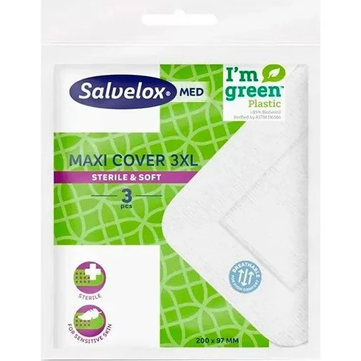 Salvelox Med Maxi Cover 3XL Cerotto 20cm x 9,7cm - 3 pz