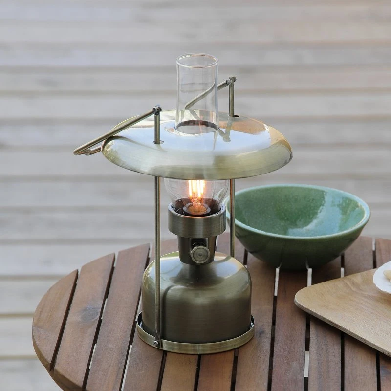 Lampada da tavolo LED Markslöjd Fanos - Ottone e Vetro, IP44