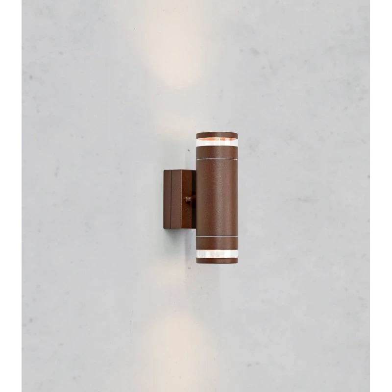 Markslöjd Applique da esterno LED Luno Marrone - IP65 Dimmerabile