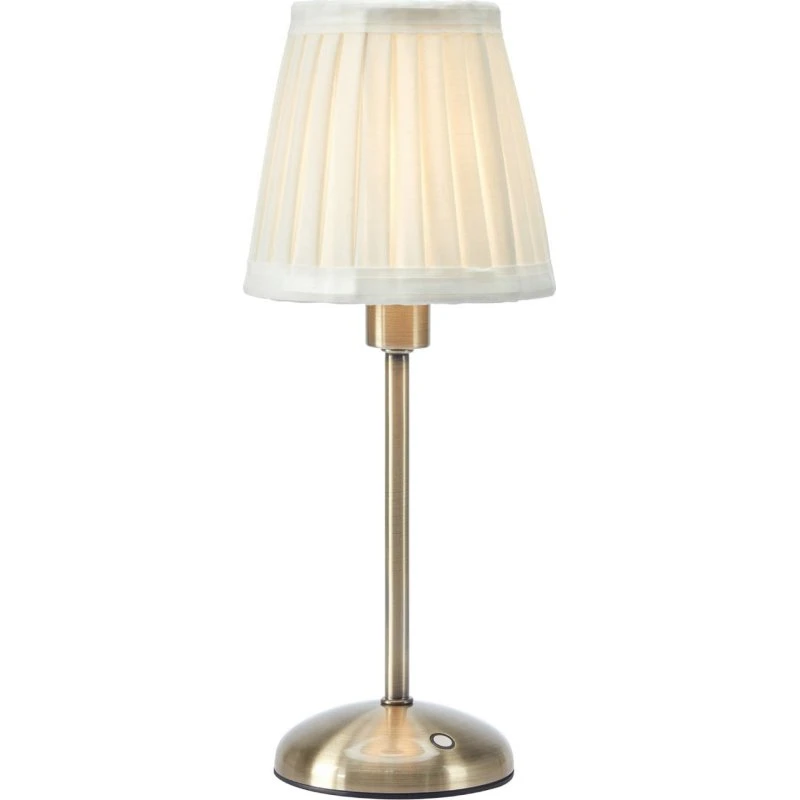 Lampada da tavolo Markslöjd Anno - Ottone e Bianco con Ricarica