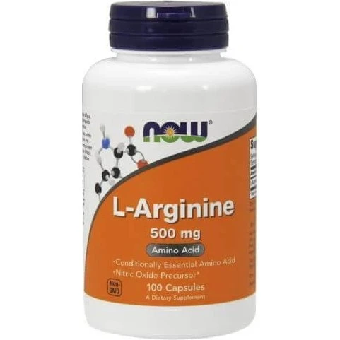 Now Foods L-Arginina 500mg - 100 Capsule