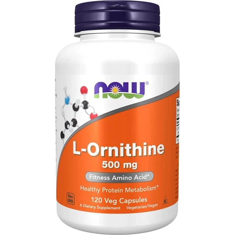 Now Foods L-Ornitina 500 mg - 120 Capsule