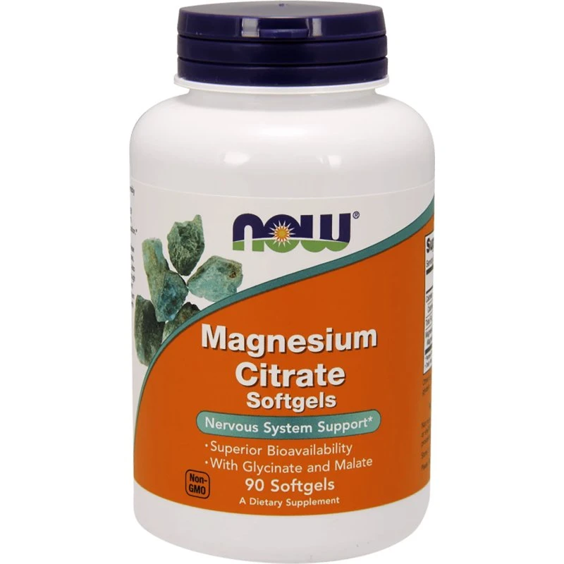 Now Foods Citrato di Magnesio 90 Capsule