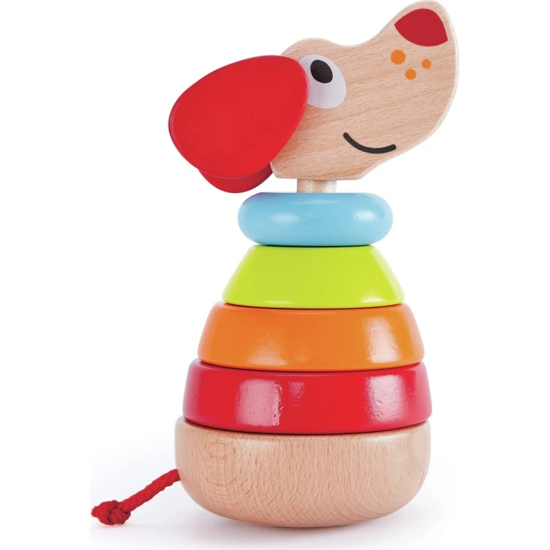Hape Cucciolo Arcobaleno in Legno 6 Pezzi