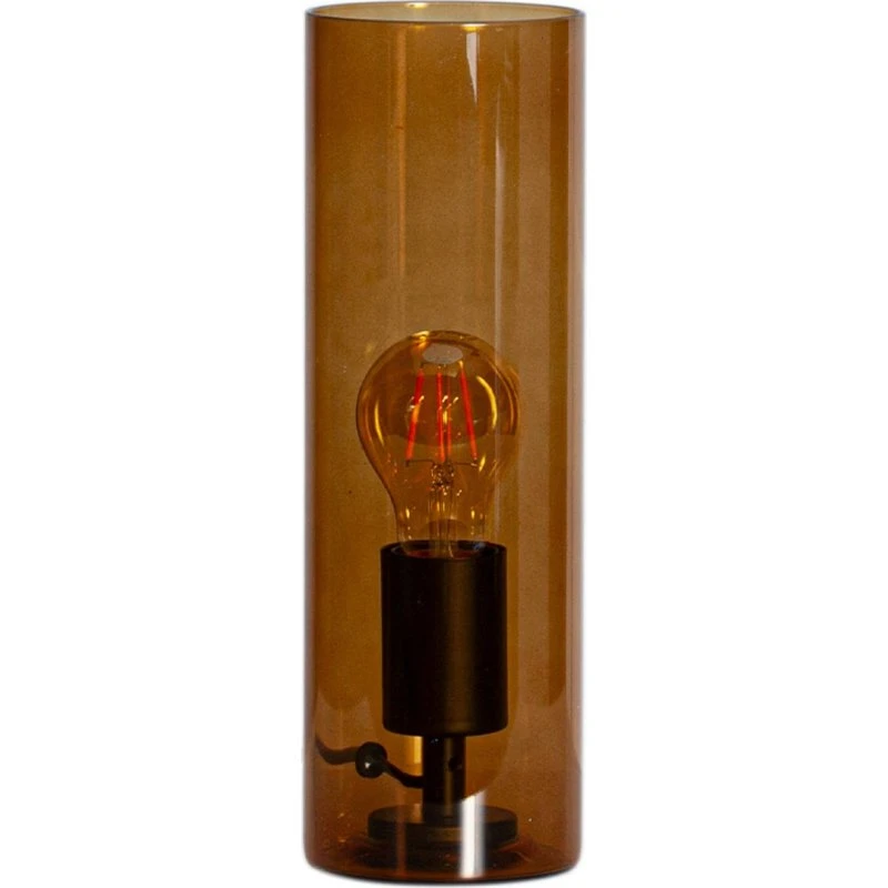 By Rydéns Lampada da tavolo Flake, vetro color cognac, 30 cm