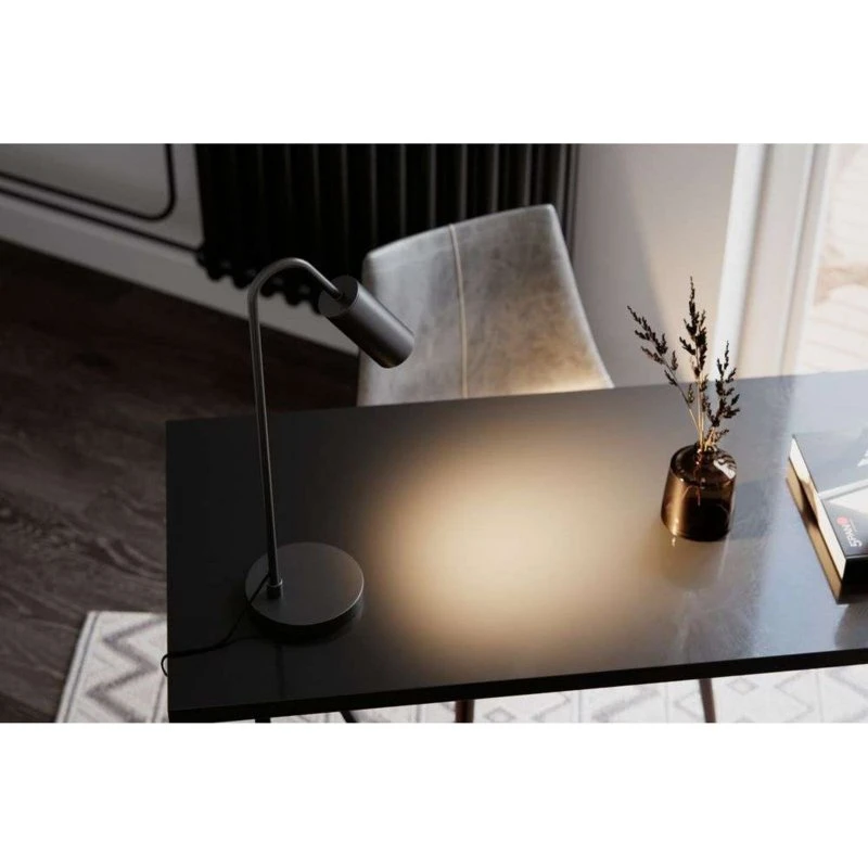 By Rydéns Lampada da Tavolo Curve Nero Opaco Metallo GU10