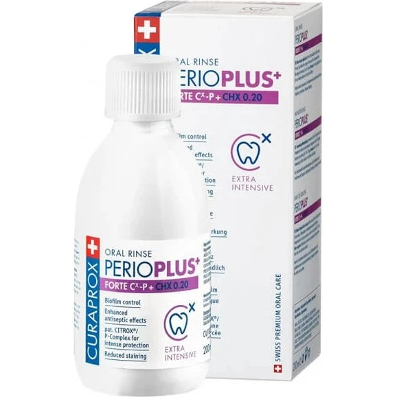 Curaprox Perio Plus Forte Collutorio CHX 0,20% Citrox 200 ml