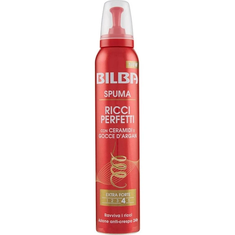 Bilba Spuma Capelli Ricci con Ceramidi e Gocce d'Argan 200 ml