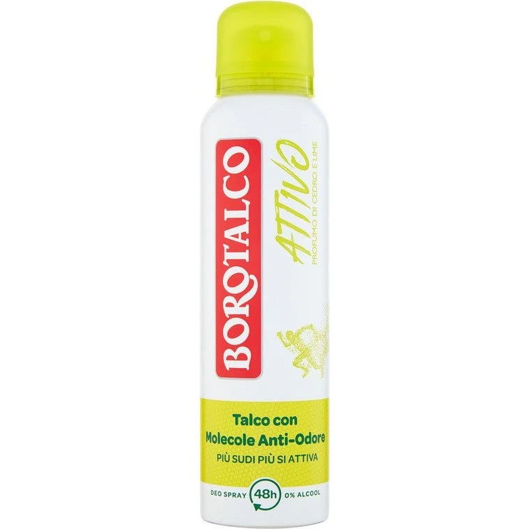 Borotalco Deodorante Attivo Giallo Spray 150ml