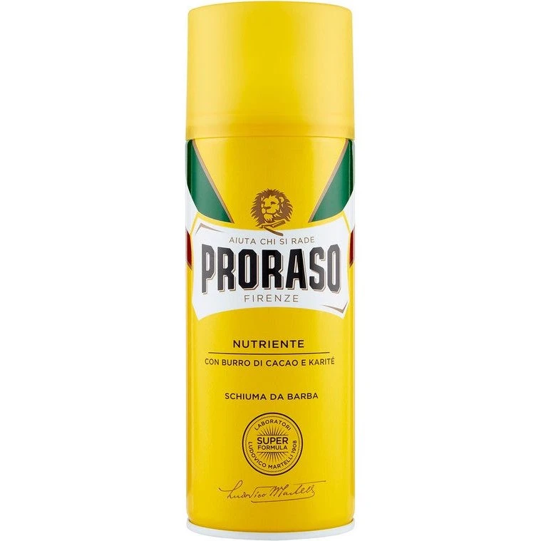 Proraso Schiuma da Barba Nutriente con Burro di Cacao e Karité 400 ml