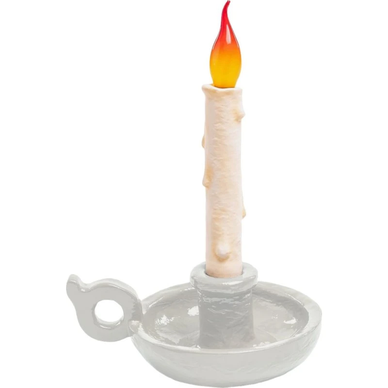 SELETTI Bugia Blow ToGo Lampada da Tavolo Bianca
