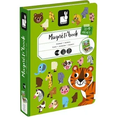 Janod Magnetibook Animali - Gioco Magnetico Educativo