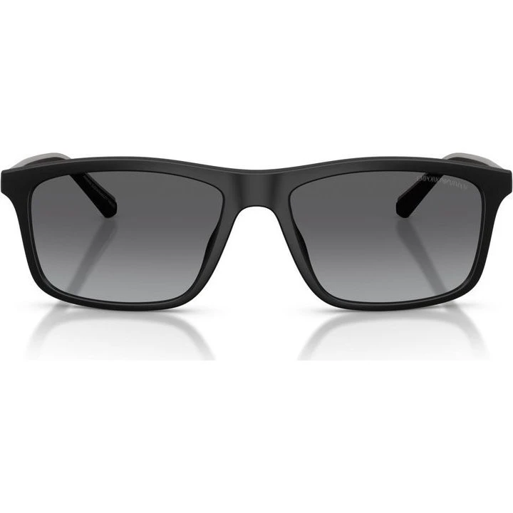 Emporio Armani EA 4257U Occhiali da Sole Uomo Neri Quadrati Polarizzati