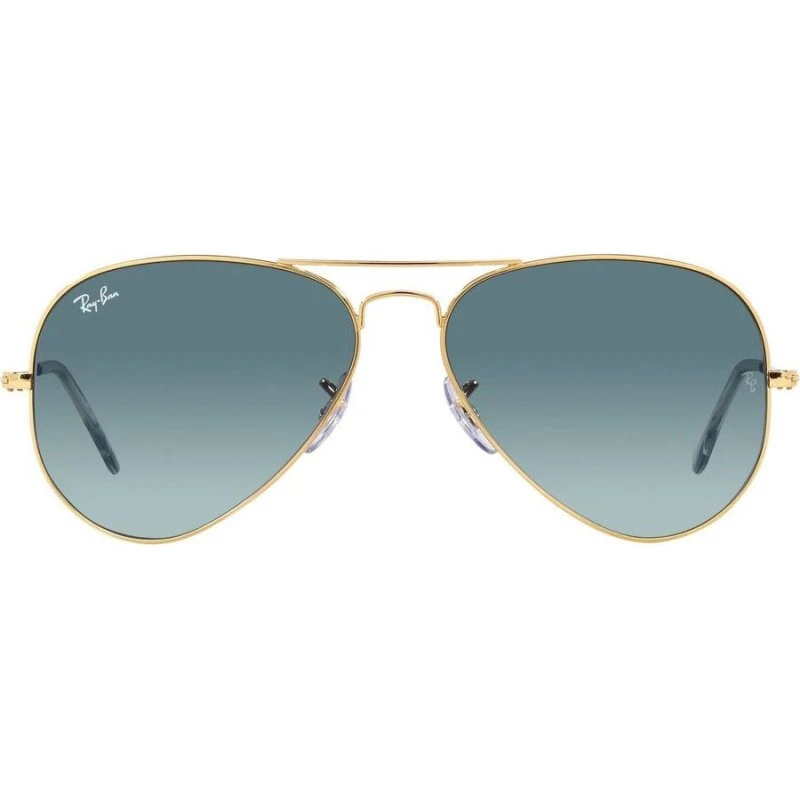 Ray-Ban Aviator RB 3025 Large Metal Oro/Blu Sfumato Unisex