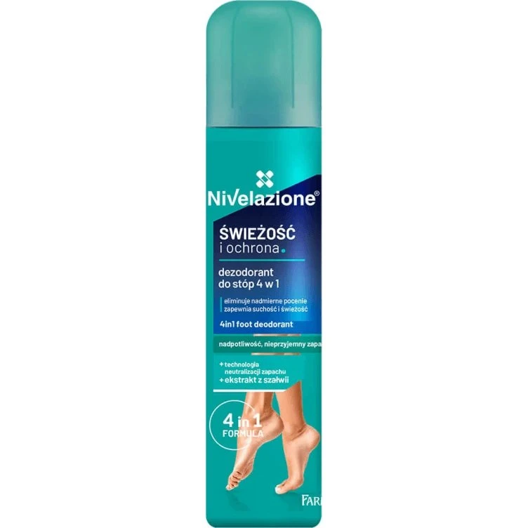 Nivelazione Deodorante per Piedi e Scarpe 180 ml