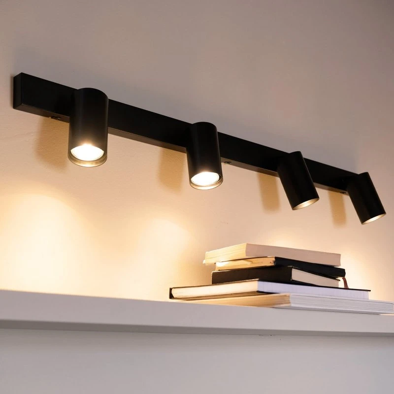 Dyberg Larsen Modern 4 Plafoniera Nera - Design Minimalista
