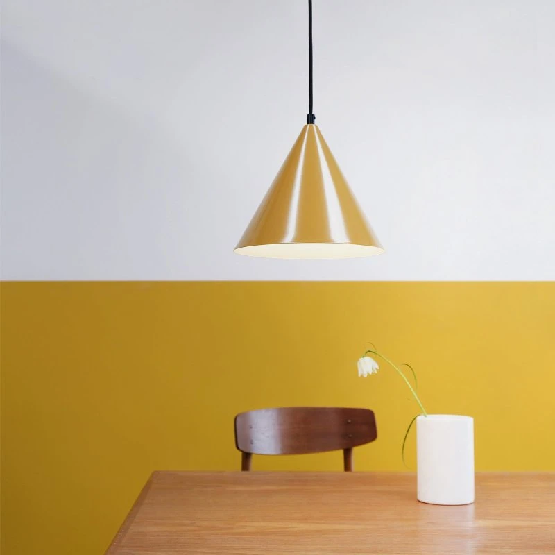Dyberg Larsen Ron Lampada a sospensione giallo curry lucido