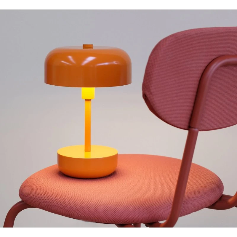 Dyberg Larsen Haipot Lampada da Tavolo LED Arancione