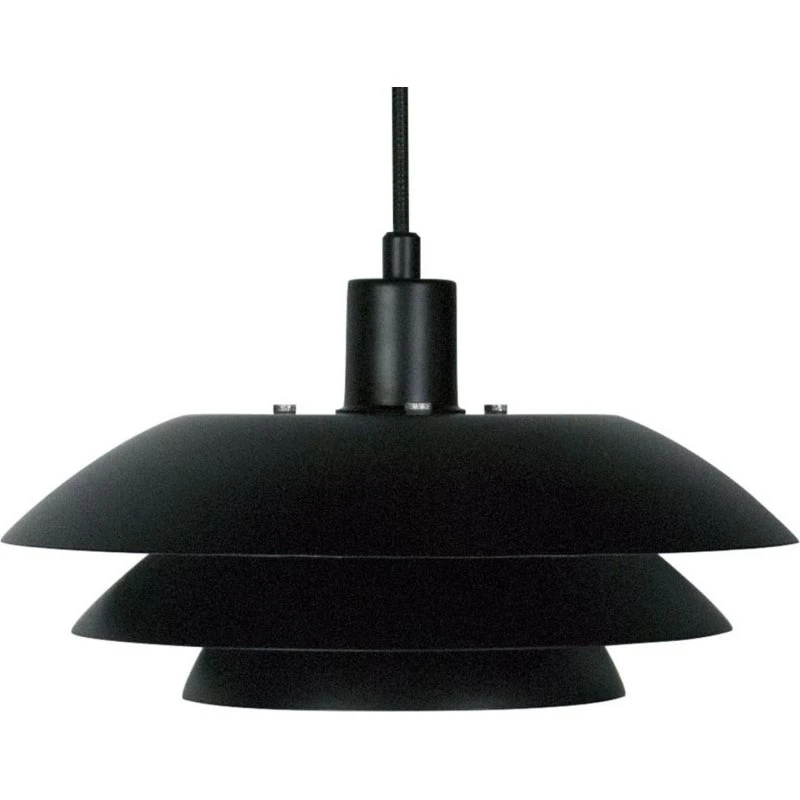 Dyberg Larsen DL31 Lampada a Sospensione in Metallo Nero Opaco