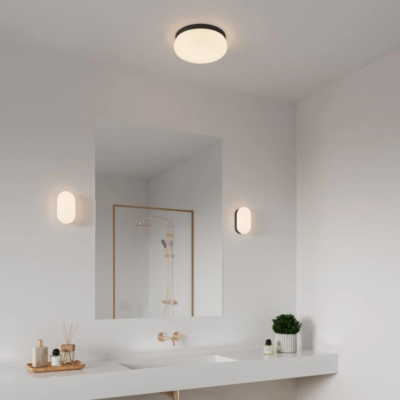 Plafoniera Nordlux Foam Black - Design Rotondo IP44