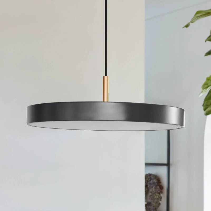 Lampada LED a sospensione UMAGE Asteria Mini, antracite/ottone, Ø 31 cm