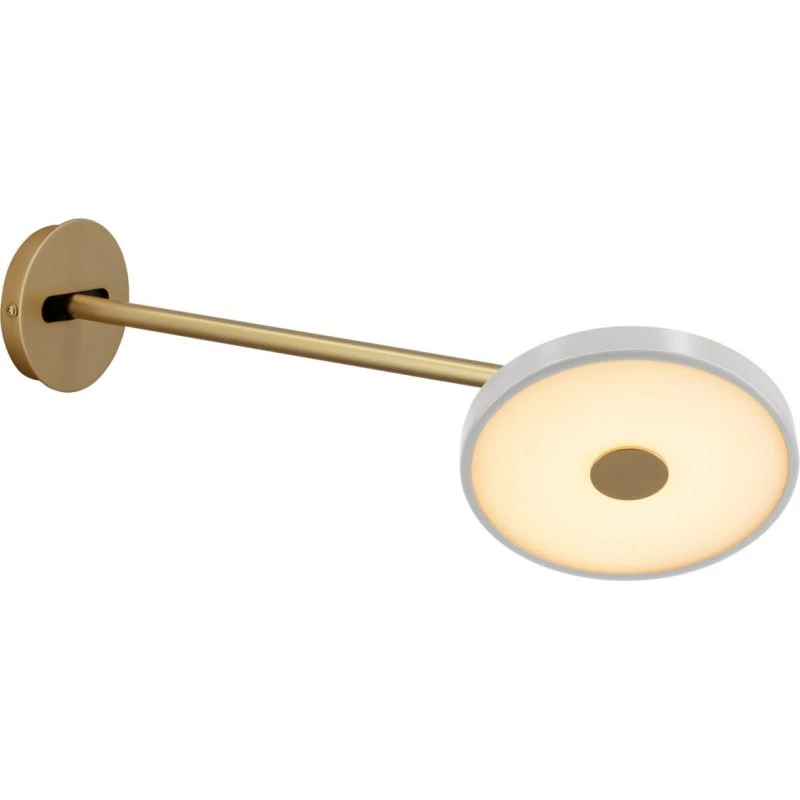 Applique a LED UMAGE Asteria Long, Grigio/Ottone