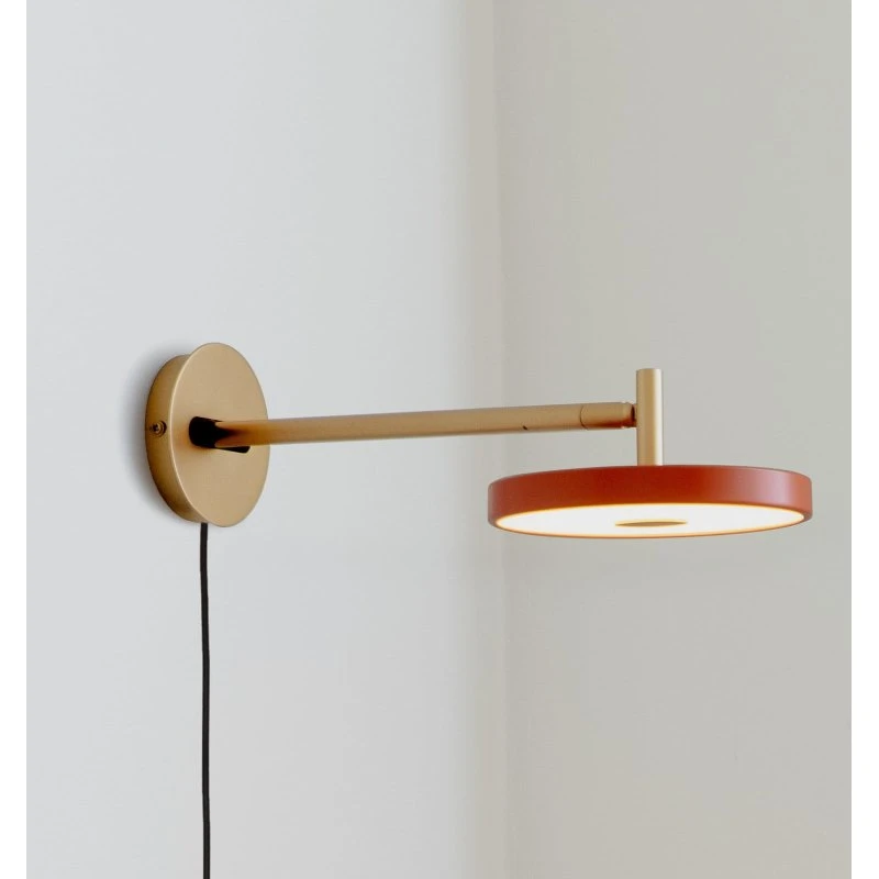 Applique a LED UMAGE Asteria Long, Arancione/Ottone