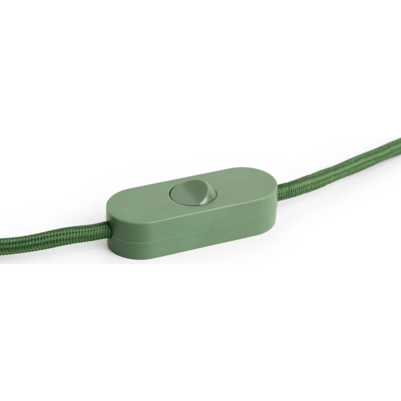 HAY Portalampada COMMON E27 Verde con Cavo e Spina