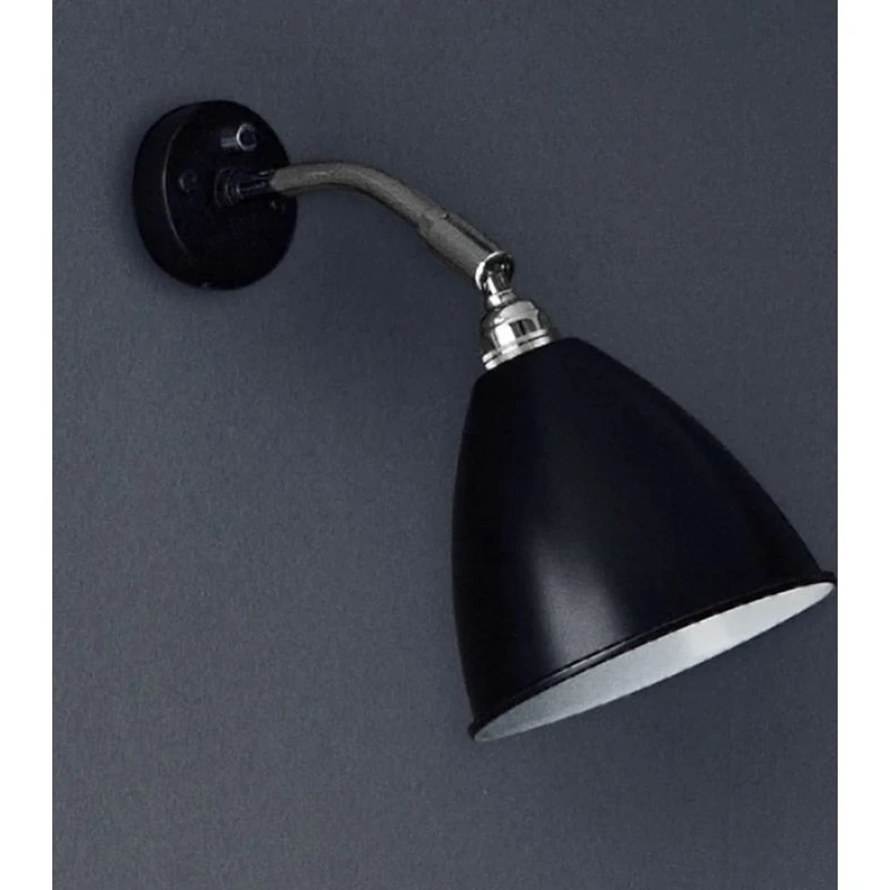 Gubi Applique Bestlite BL7 Nero/Cromato Ø 16 cm