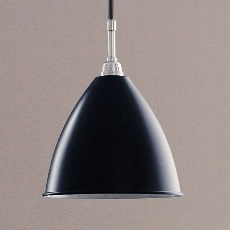 GUBI Bestlite BL9 Lampada a Sospensione Ø16 Cromato/Nero