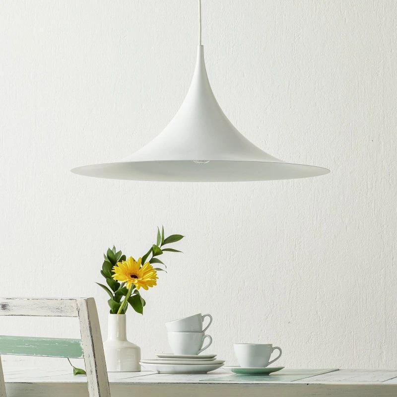 Gubi Lampada a Sospensione Semi Ø60 Bianco Opaco