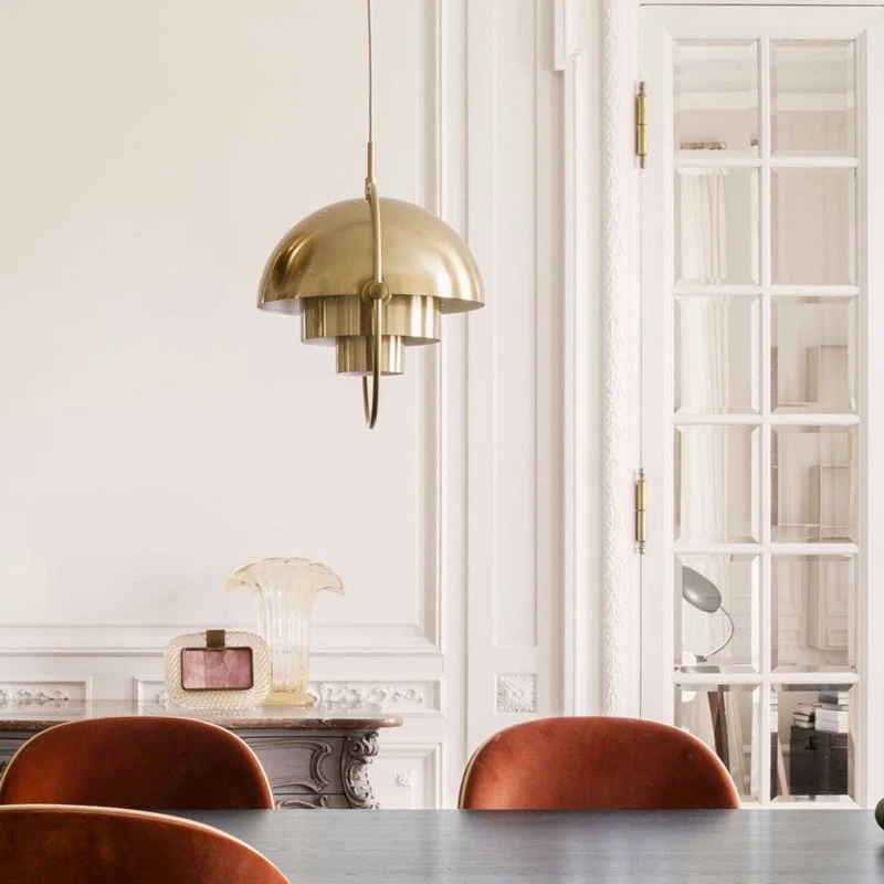 Gubi Lampada a Sospensione Multi-Lite Ø 36 cm - Ottone