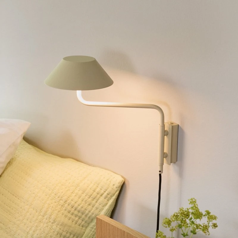 Hübsch Applique a LED COVER color sabbia, 30 cm